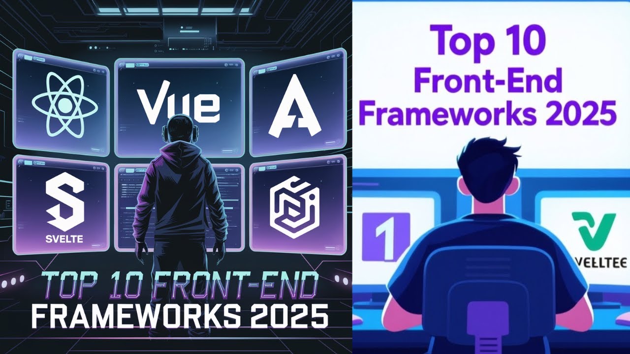 Top 10 Frameworks Front-End 2025 : React, Vue, Angular, Svelte, Next.js… Lequel choisir ?