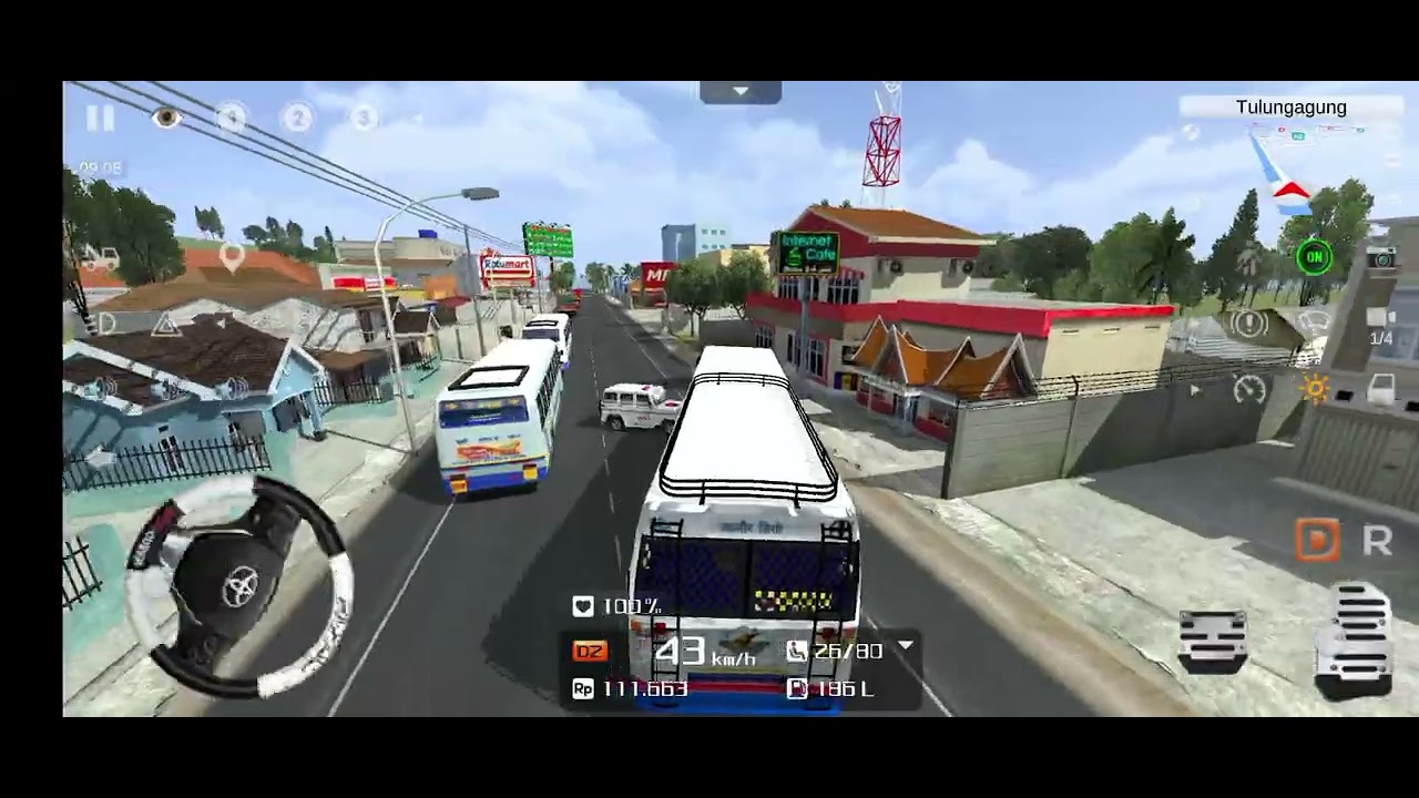 Bus simulator indonesia gameplay part 2 delhi to udaipur 