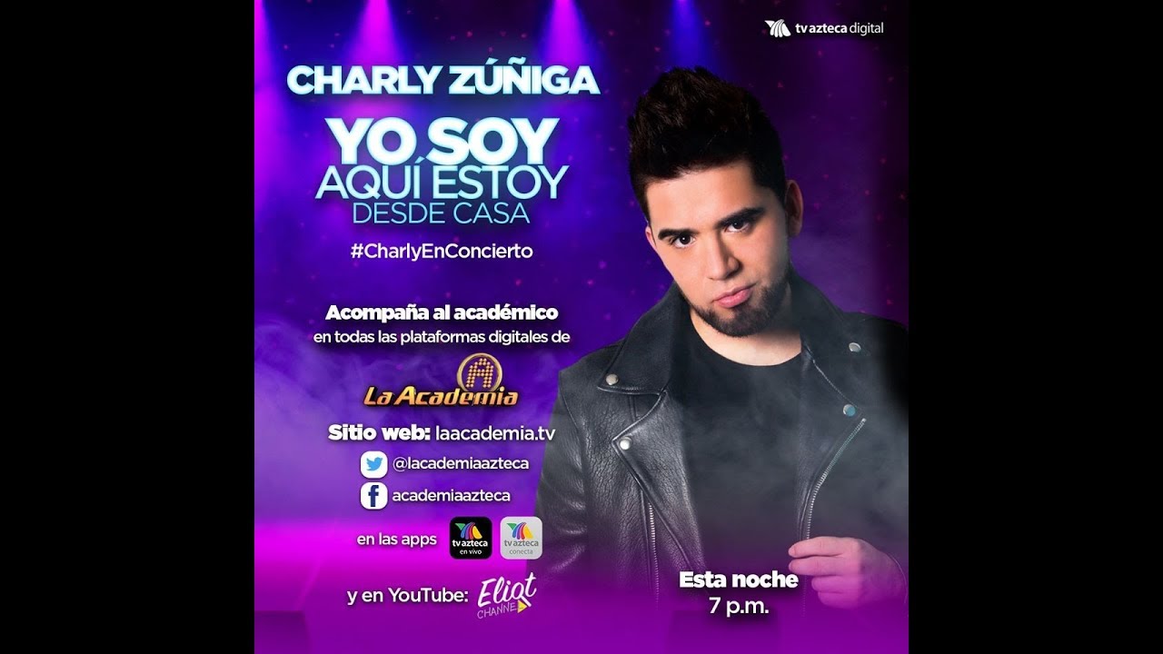 Charly en vivo cantando 4 abril del 2020