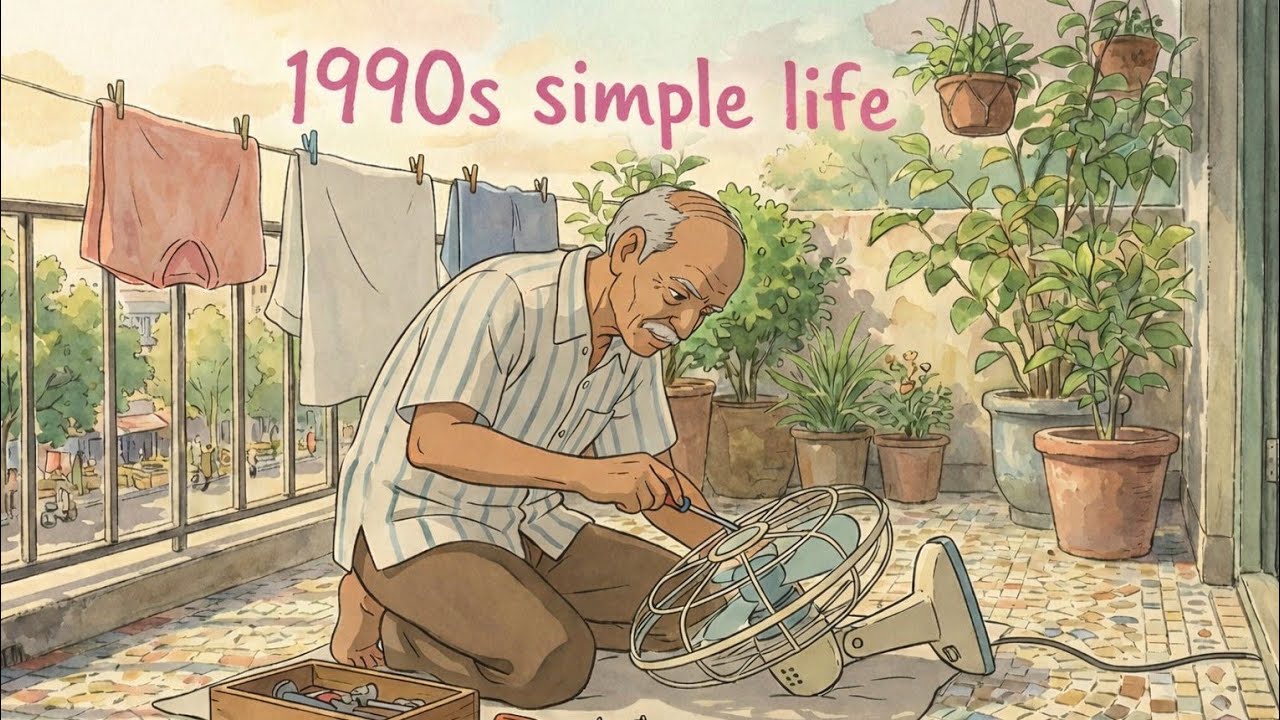 90s Indian Middle Class Life | Nostalgic Family Routine ASMR