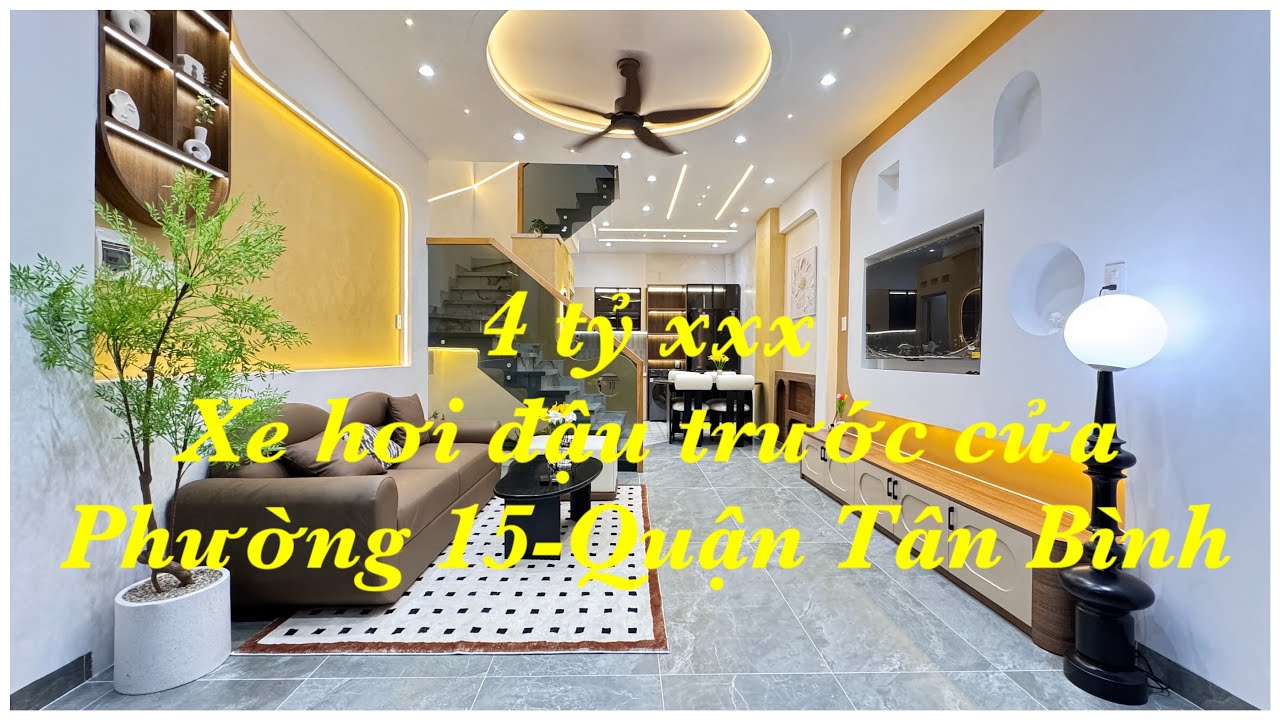 Bán nhà Quận Tân Bình, TpHCM | chỉ 4 tỷ hơn| nhà đẹp| xe hơi đậu trước cửa nhà| gần nhà Ga T3