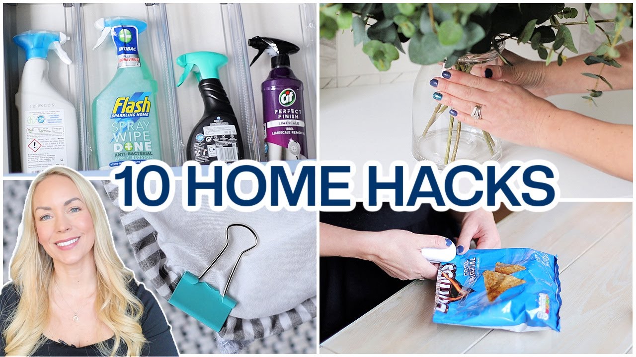 10 HOME HACKS + ESSENTIALS YOU DIDN'T KNOW YOU NEED! Emily Norris AD