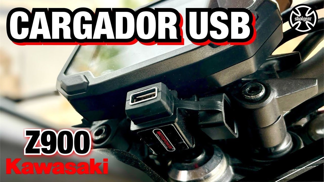 CARGADOR USB en KAWASAKI Z900 | Guía Paso a Paso