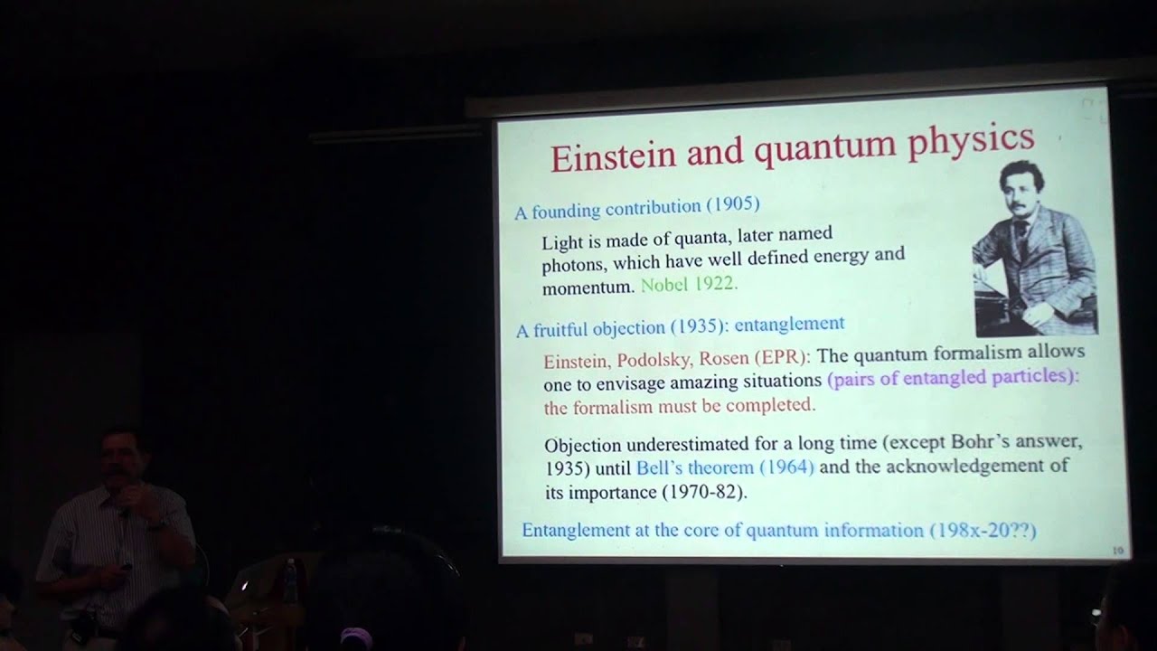 Alain Aspect, From Einstein&rsquo;s intuition to quantum bits: a new quantum age Part I