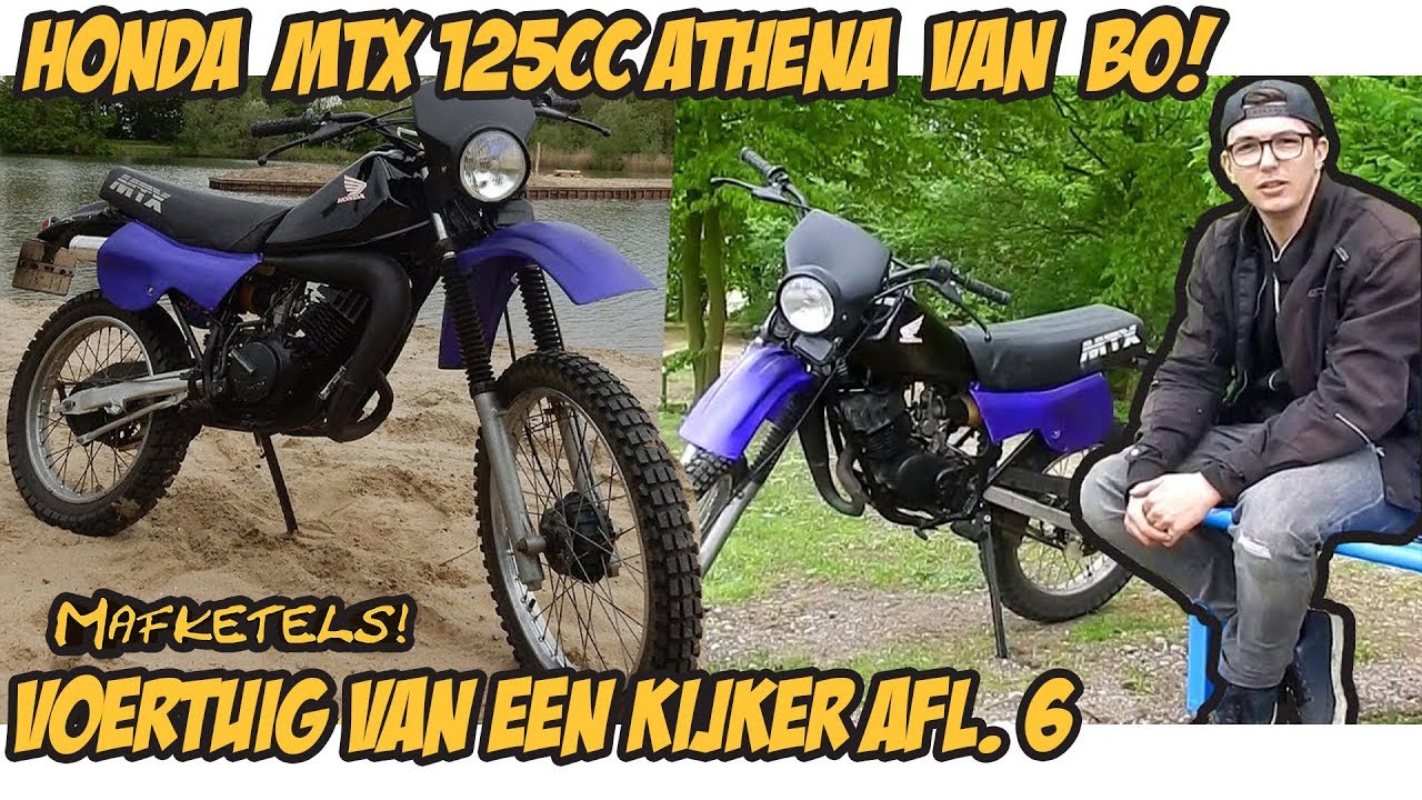 MAFKETELS VOERTUIG VAN EEN KIJKER! HONDA MTX OT 125CC ATHENA - VVEK #6