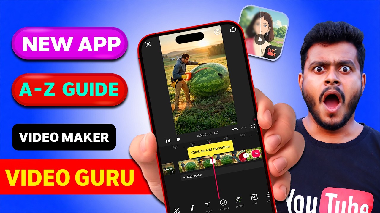 🤩 How to Use Video Maker VideoGuru | Video Maker Video Guru Editing