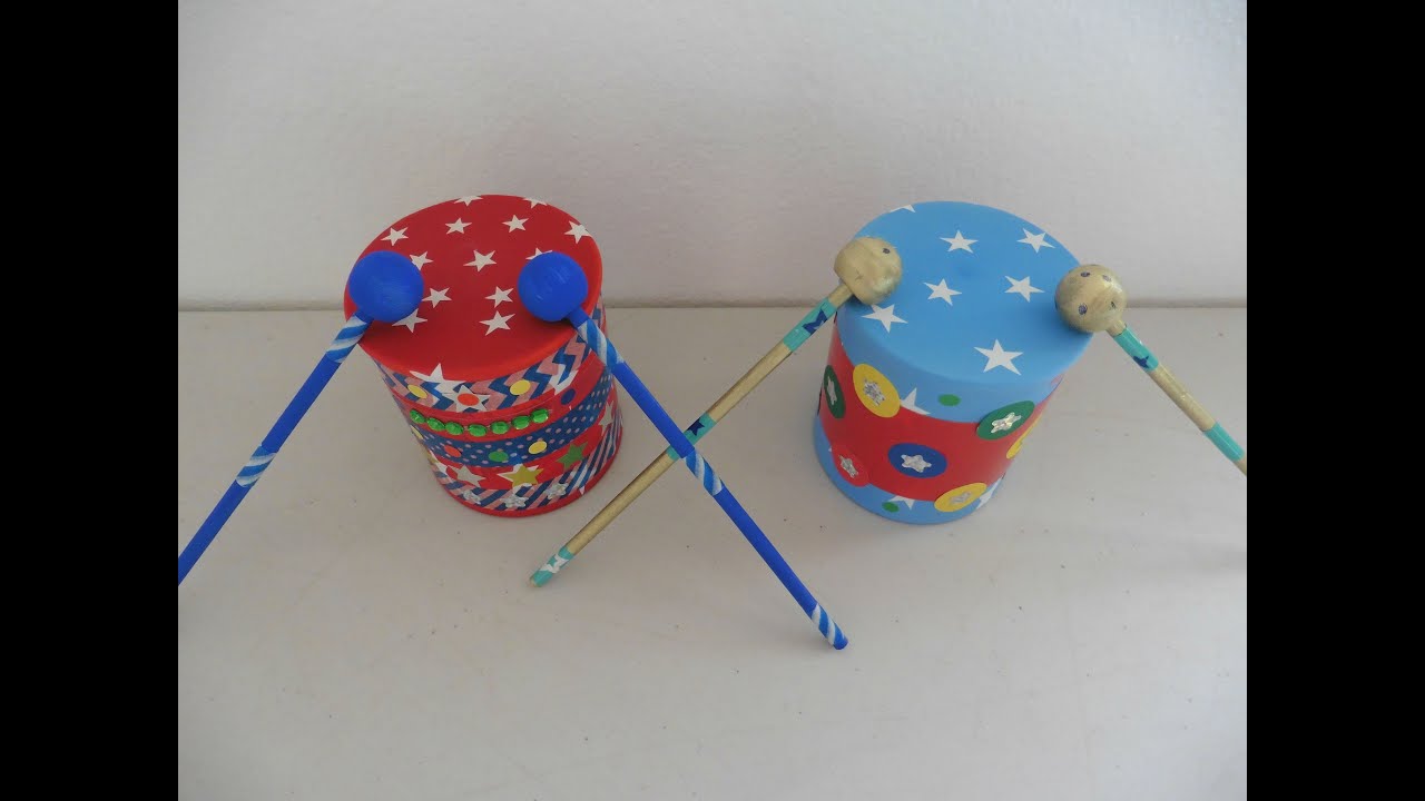 DIY- Tambores ⭐️/ Drums ⭐️ - Creative Flower