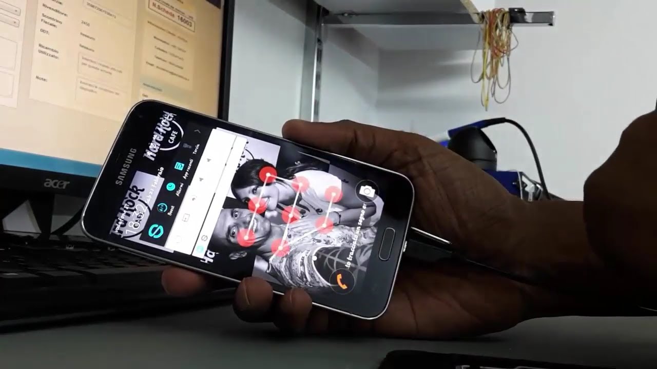 Samsung Galaxy A5 pattern lock remove by hand