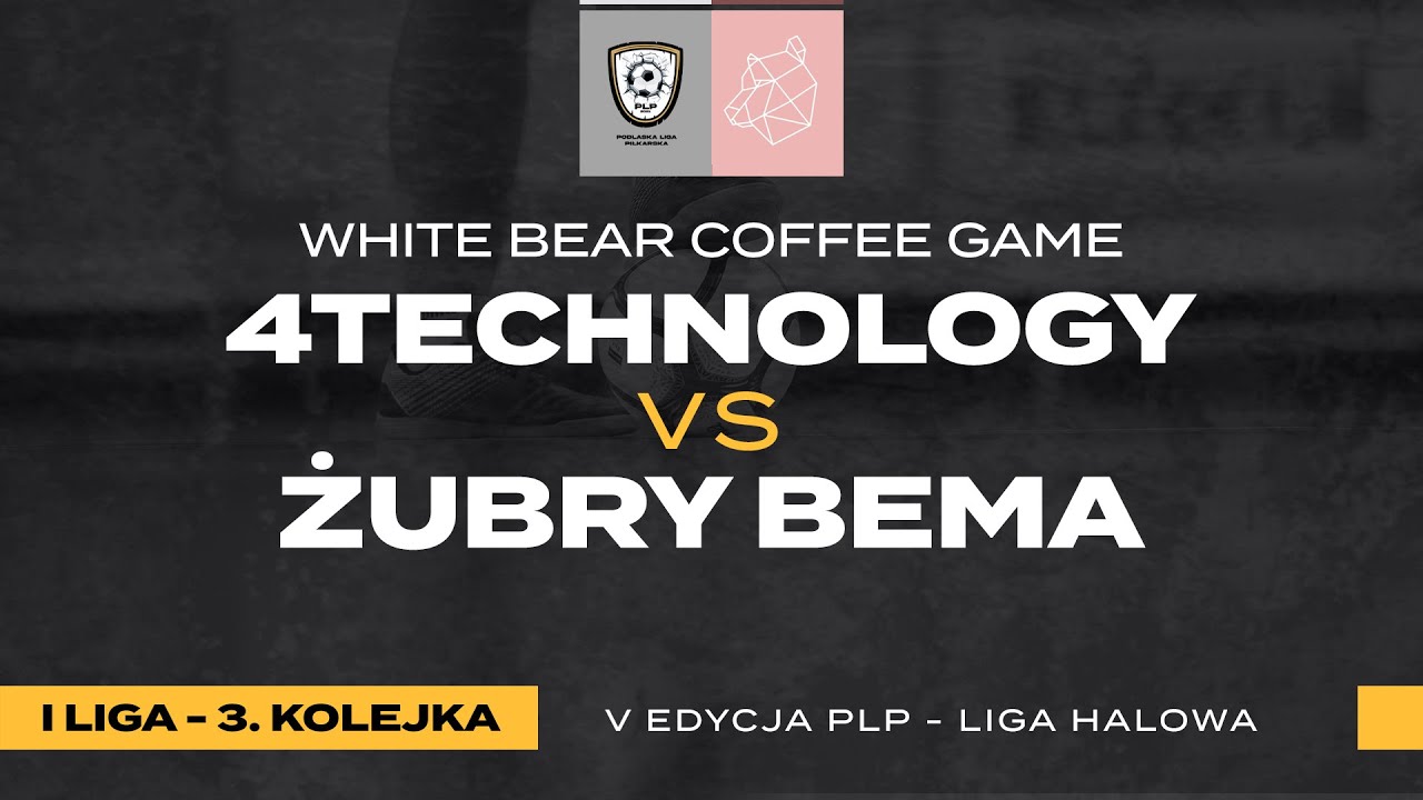 4Technology vs Żubry Bema - Liga Halowa 2025/26 | White Bear Coffee Game