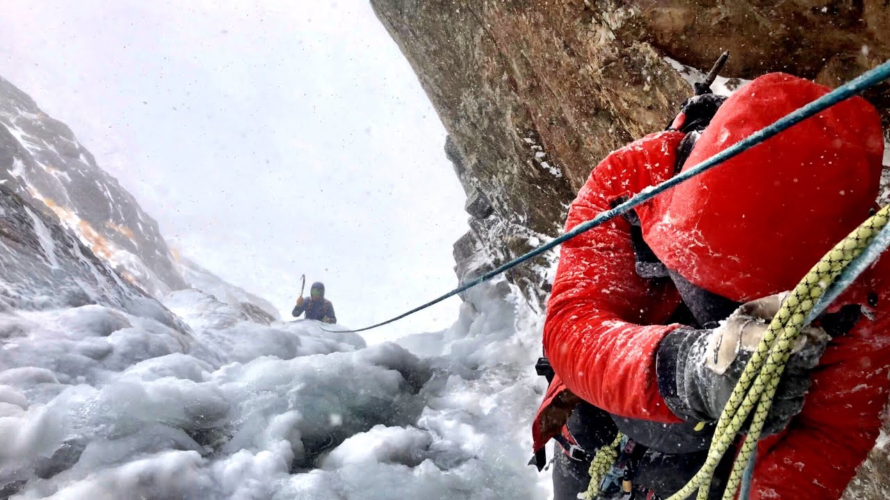 Pinnacle Gully, Huntington Ravine 11.08.19 | Mount Washington Ice Climbing