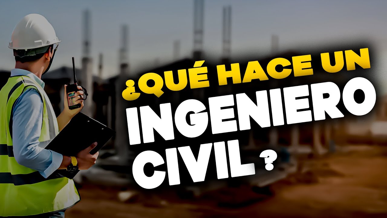 ✅ 10 FUNCIONES que hace INGENIERO CIVIL 👷‍♂
