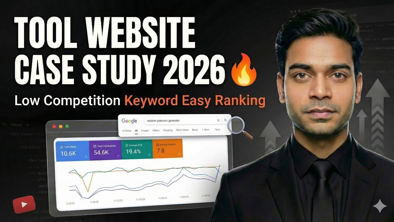 Tool Website Case Study 2026 🔥 | Low Competition  Easy Ranking