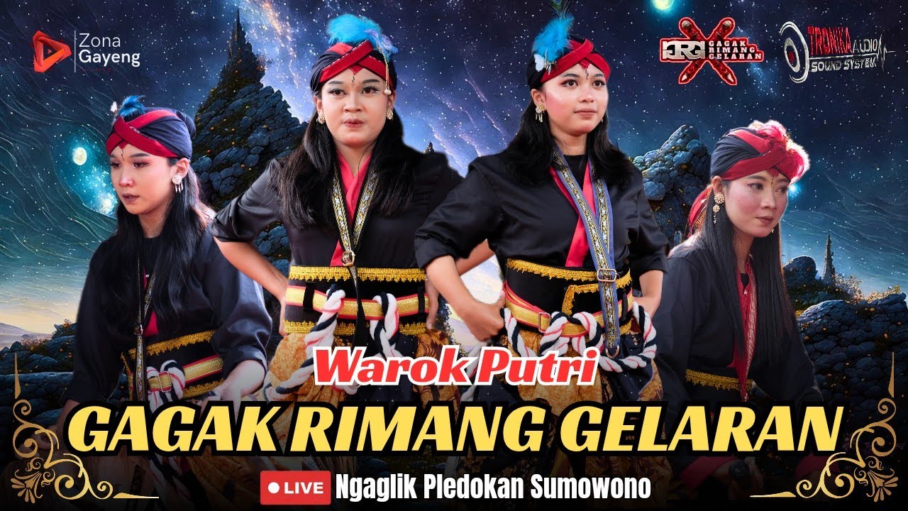 MEMPESONA!! Warok Putri GAGAK RIMANG GELARAN Bandungan - Live Ngaglik Pledokan Sumowono (05/10/2025)