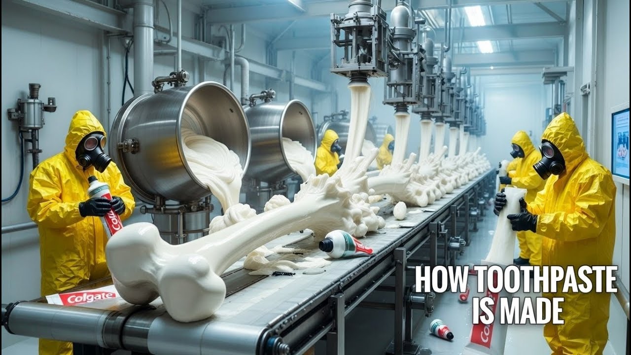 How tooth paste Is Made, | Inside a High-Precision Factory| 