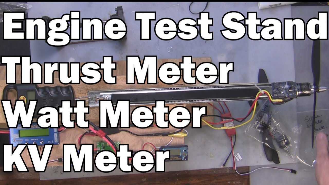 Engine test stand for brushless motors