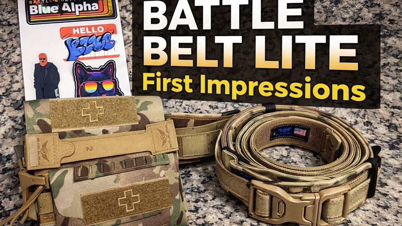 Боевой пояс Blue Alpha Gear Battle Belt Lite & Med Pouch | Первые впечатления