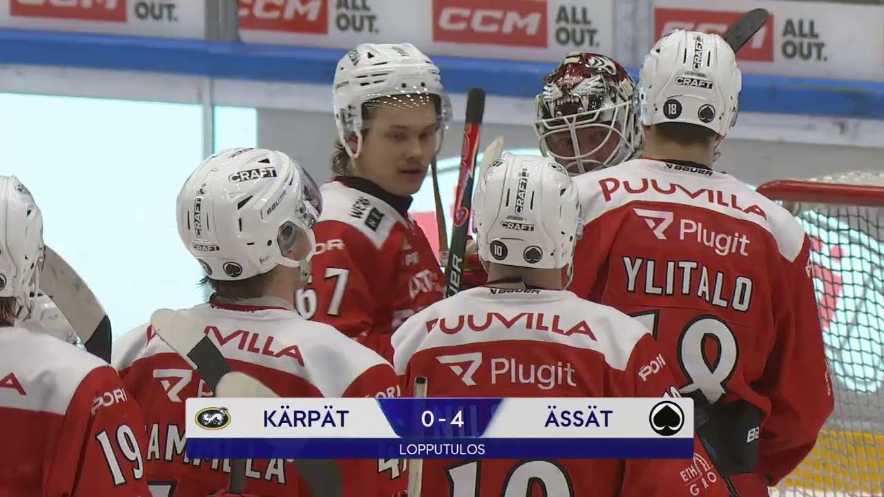 Kärpät-Ässät 31.1.2026 maalikooste