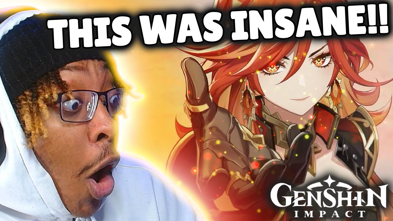 New GENSHIN IMPACT Fan Reacts to EVERY VERSION Trailers