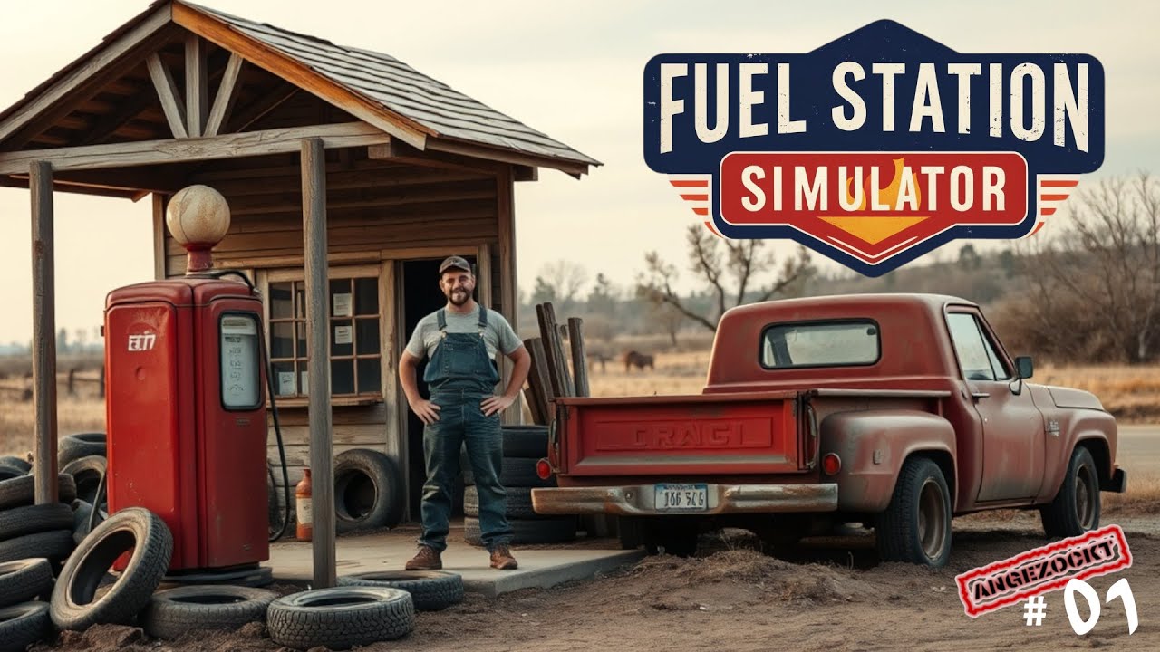 Fuel Station Simulator #01 ⛽ Schmuddelige Tankstelle #angezockt #deutsch