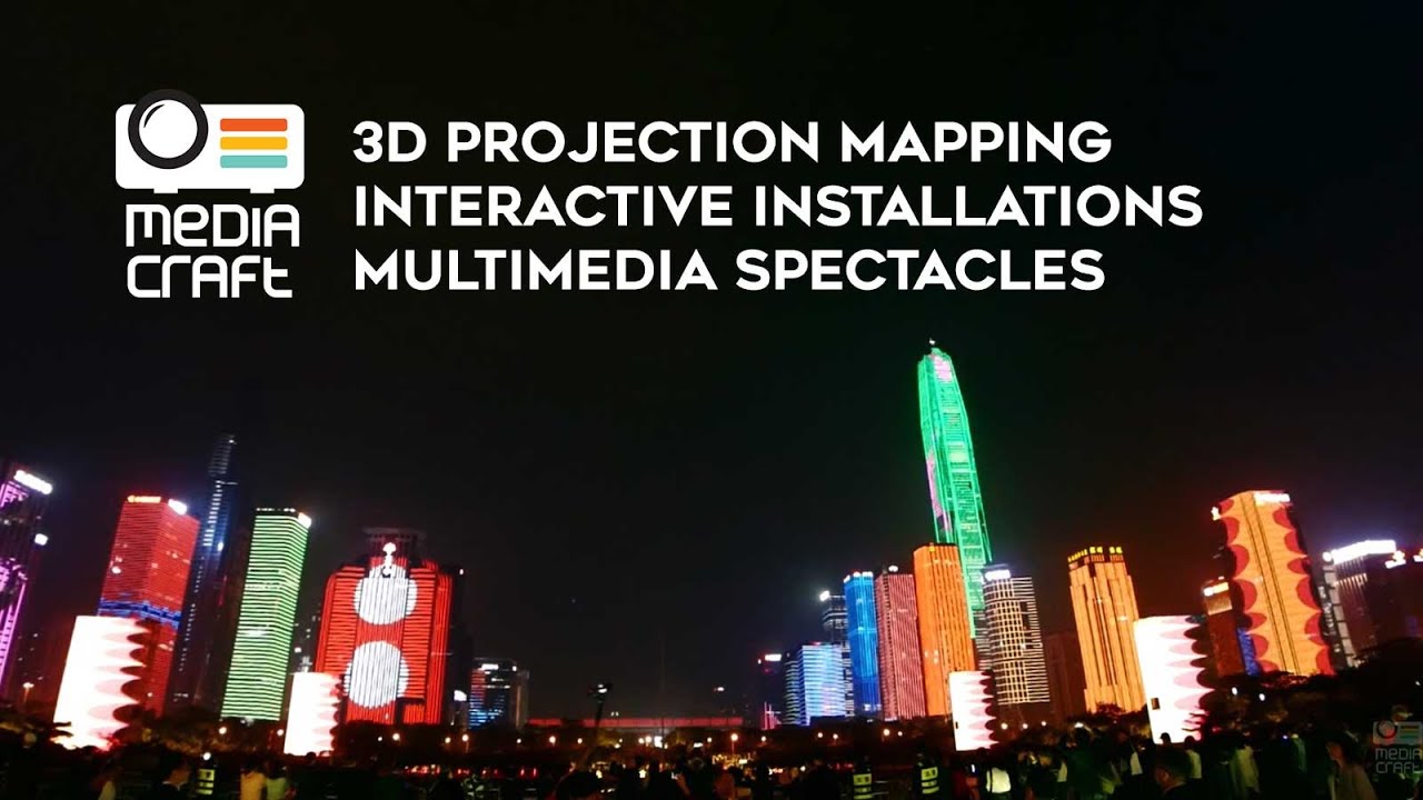 The World's Largest Projection Mapping: 40 Skyscrapers in Shenzhen (Grand Prix Winner)
