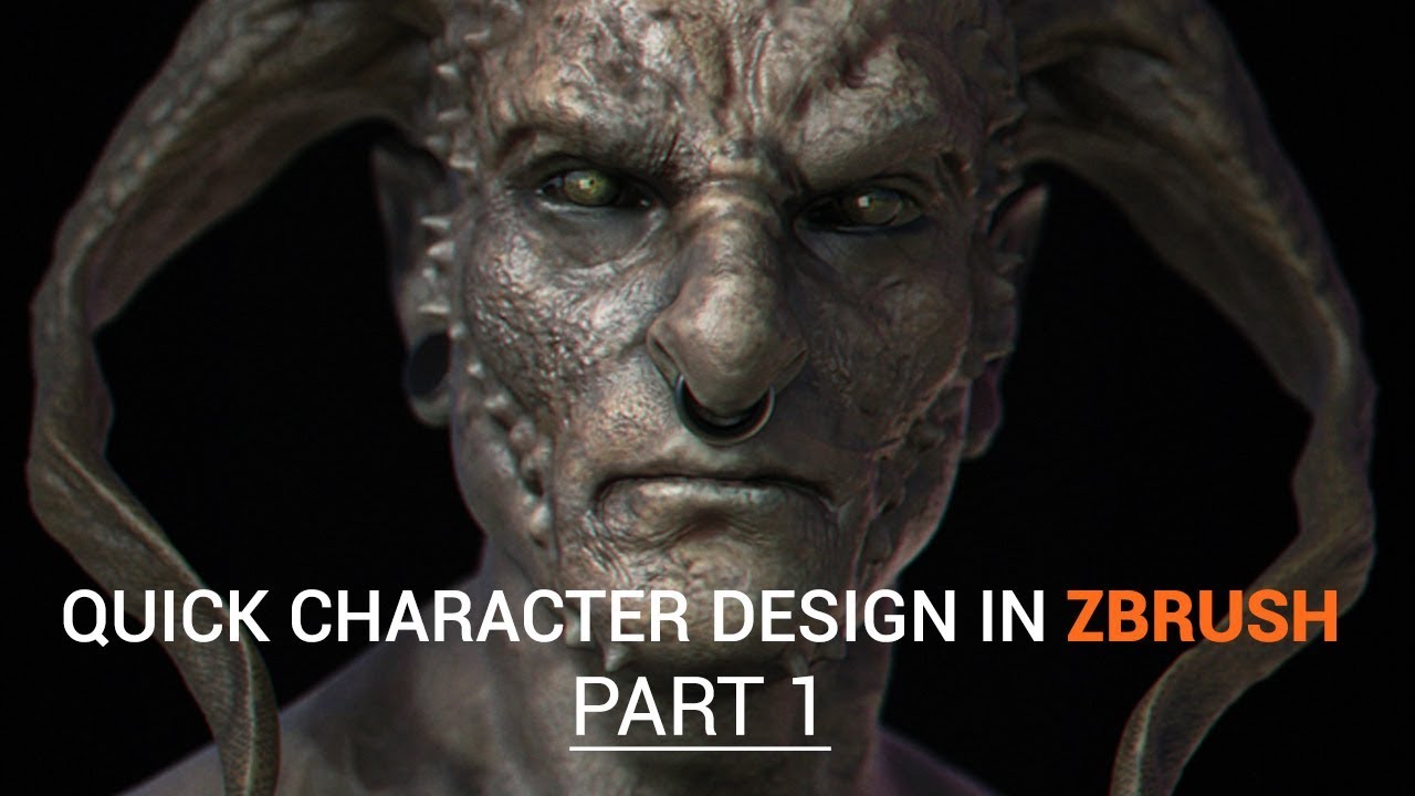 Quick Character Design in Zbrush - Part 1 (Claudio Setti)