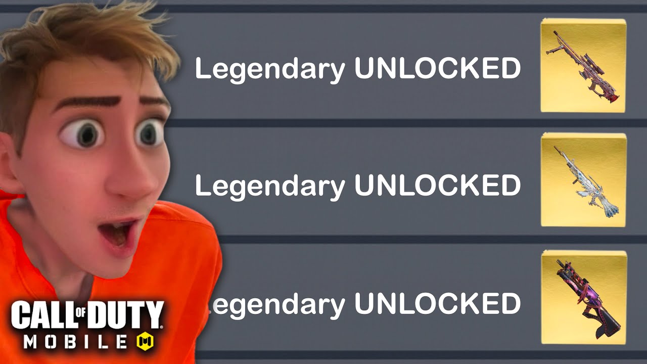 Я РАЗБЛОКИРОВАЛ 3 ЛЕГЕНДАРНЫХ ОРУЖИЯ в COD MOBILE 🤯