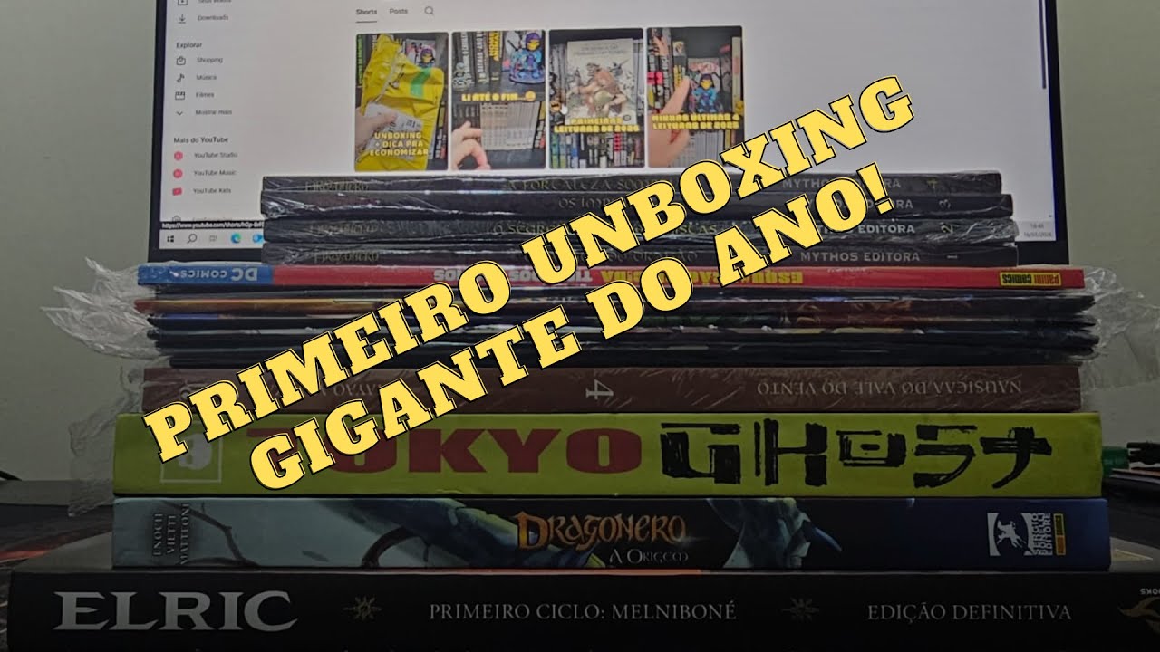 PRIMEIRO UNBOXING GIGANTE DO ANO! #unboxing #hqs #comics #quadrinhos #blackfriday