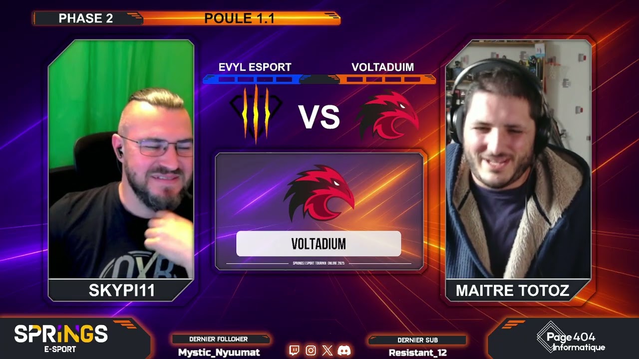 Tournoi Springs E-sport  | Evyl Esport VS Voltaduim | Delta Mythics VS Alphoria Esport