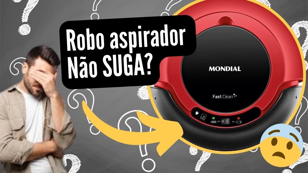 Robô aspirador NÃO PUXA sujeira? Como trocar o MOTOR CENTRAL de LIMPEZA dos robôs Ho041 W100 e RB01