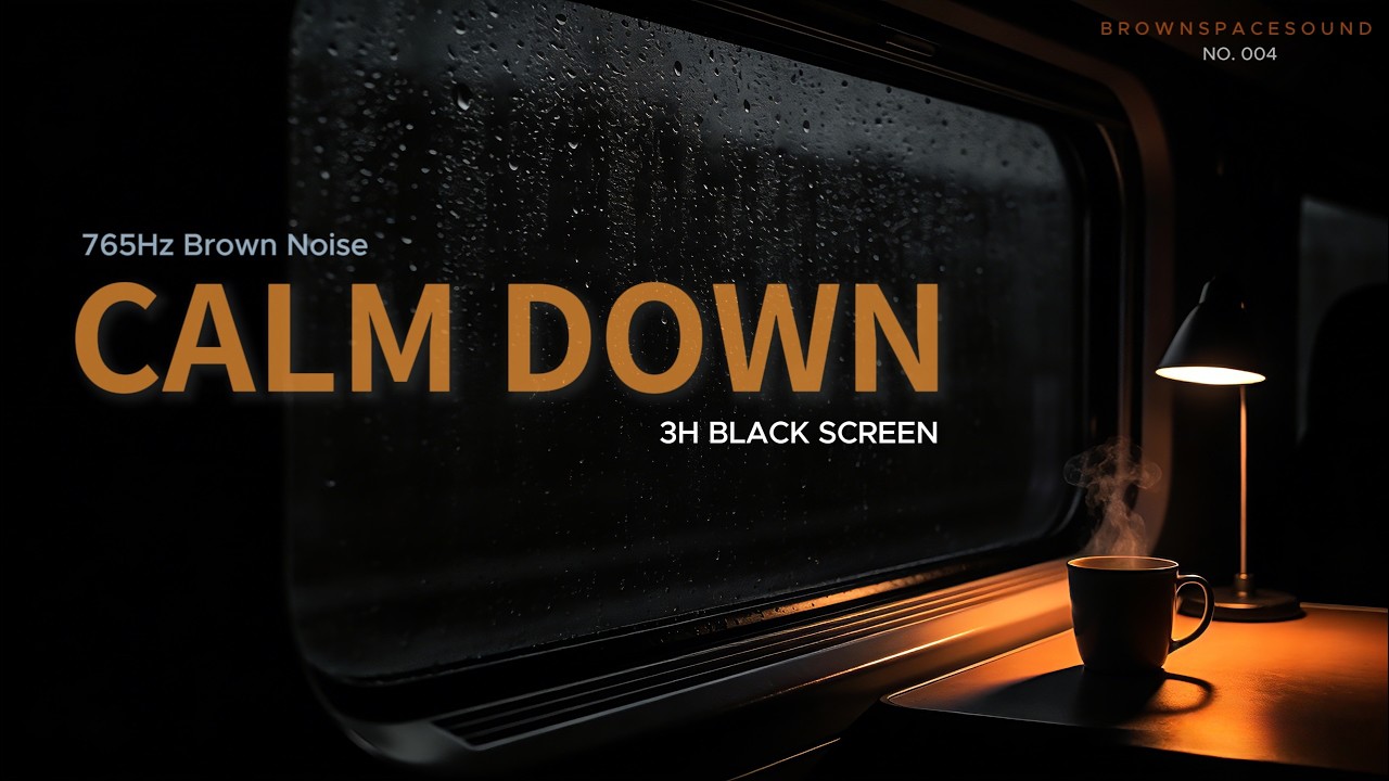 Ship Cabin Brown Noise for Deep Sleep (3 Hours) | 遠洋船艙的深層低頻轟鳴 | Black Screen (Flight 004)