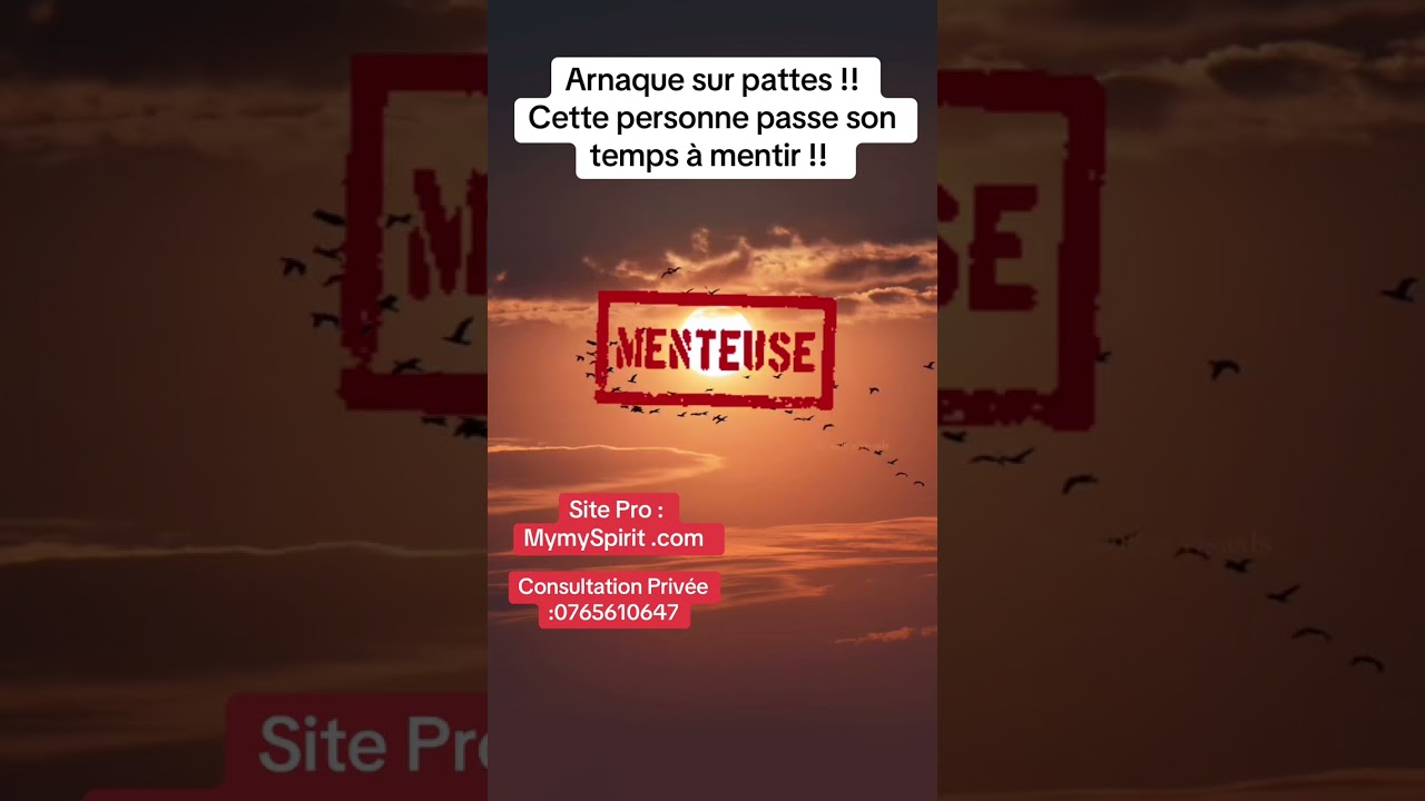 Arnaque sur pattes ! Cette personne passe son temps à mentir ! 