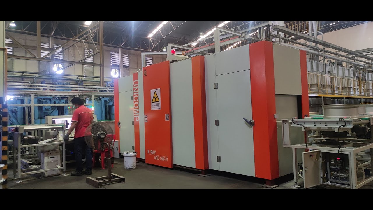 Unicomp Inline NDT X Ray Equipment for Wheels Defects Inspection & Quality Control