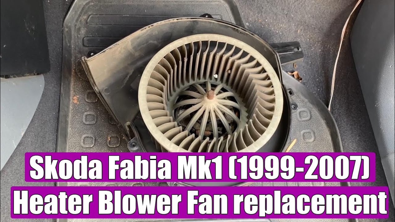Skoda Fabia Mk1 (1999-2007) Heater Ventilation Blower Fan Control Unit replacement / removal