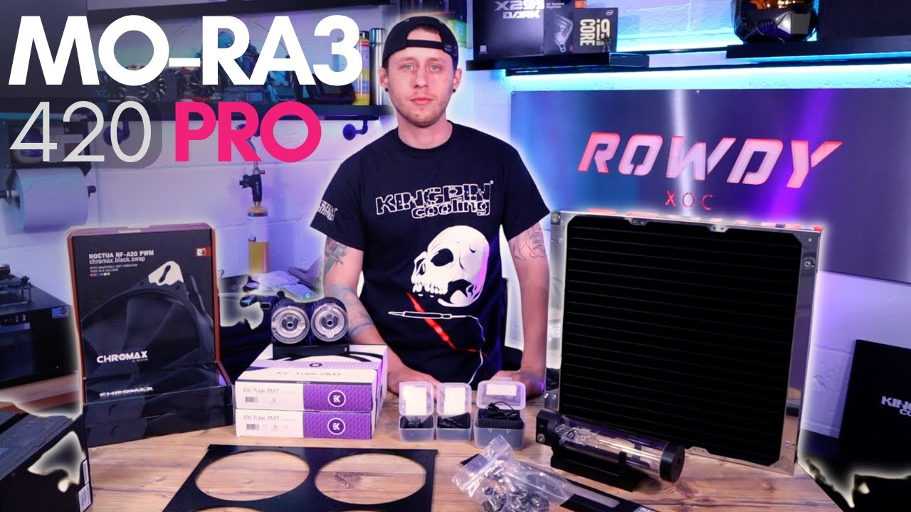 MO-RA3 420 Stainless Steel Radiator Build With 200mm Fans!!