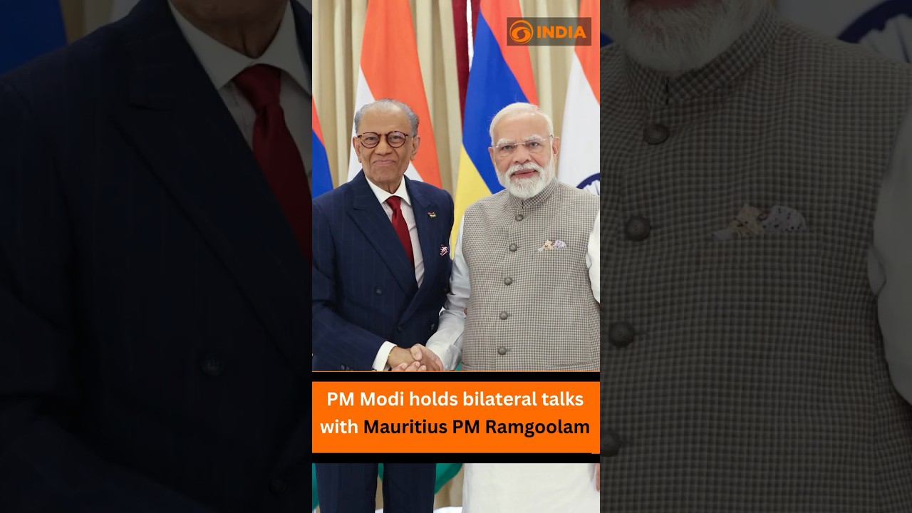 PM Modi holds bilateral talks with Mauritius PM Ramgoolam