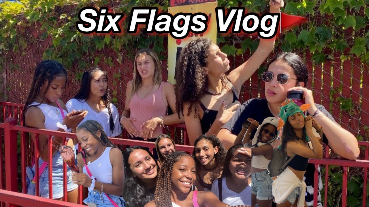 SIX FLAGS VLOG + GRWM