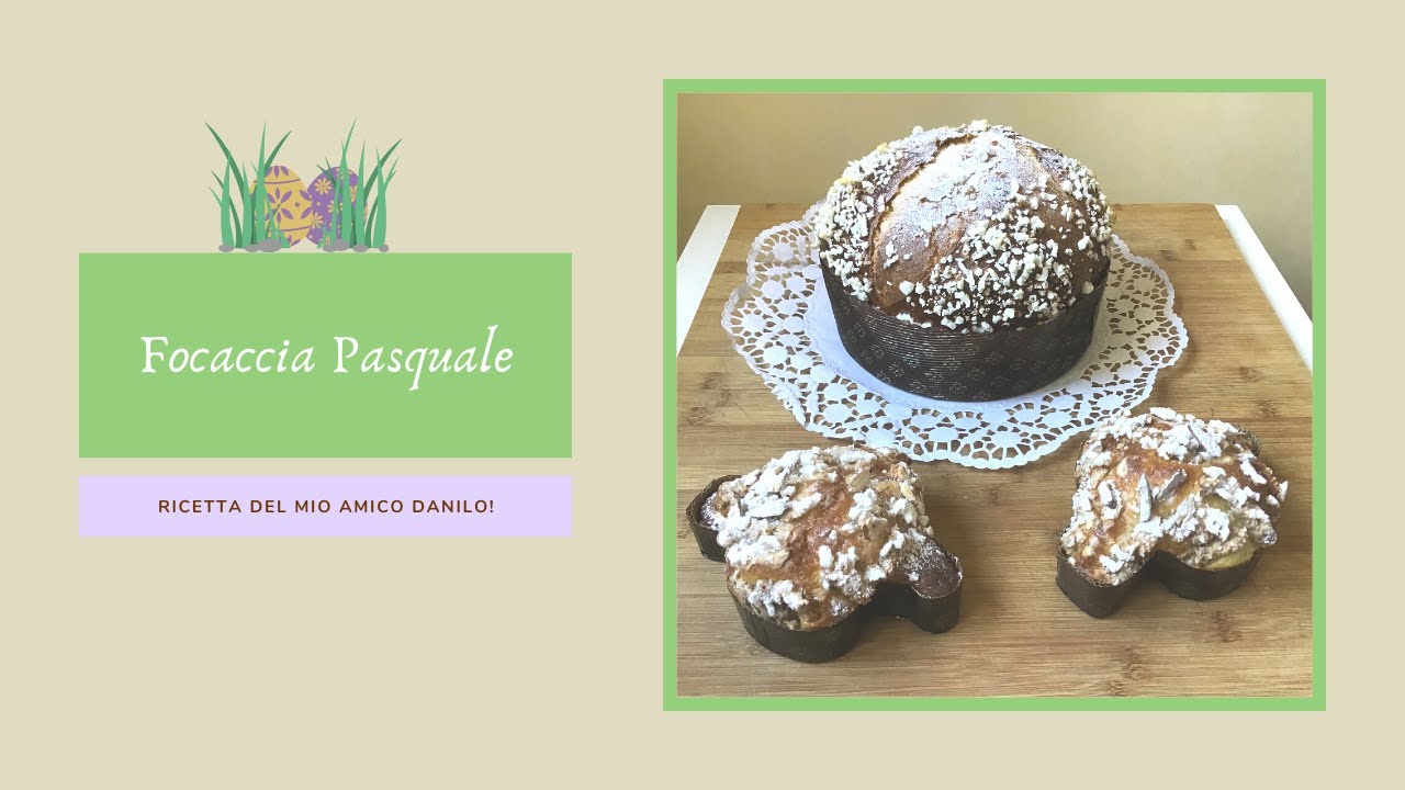 Focaccia Pasquale veneta di una volta con lievito di birra.