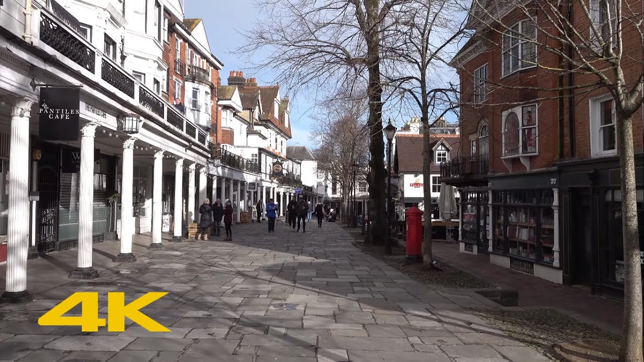 Tunbridge Wells Walk: Town Centre | Royal Tunbridge Wells【4K】
