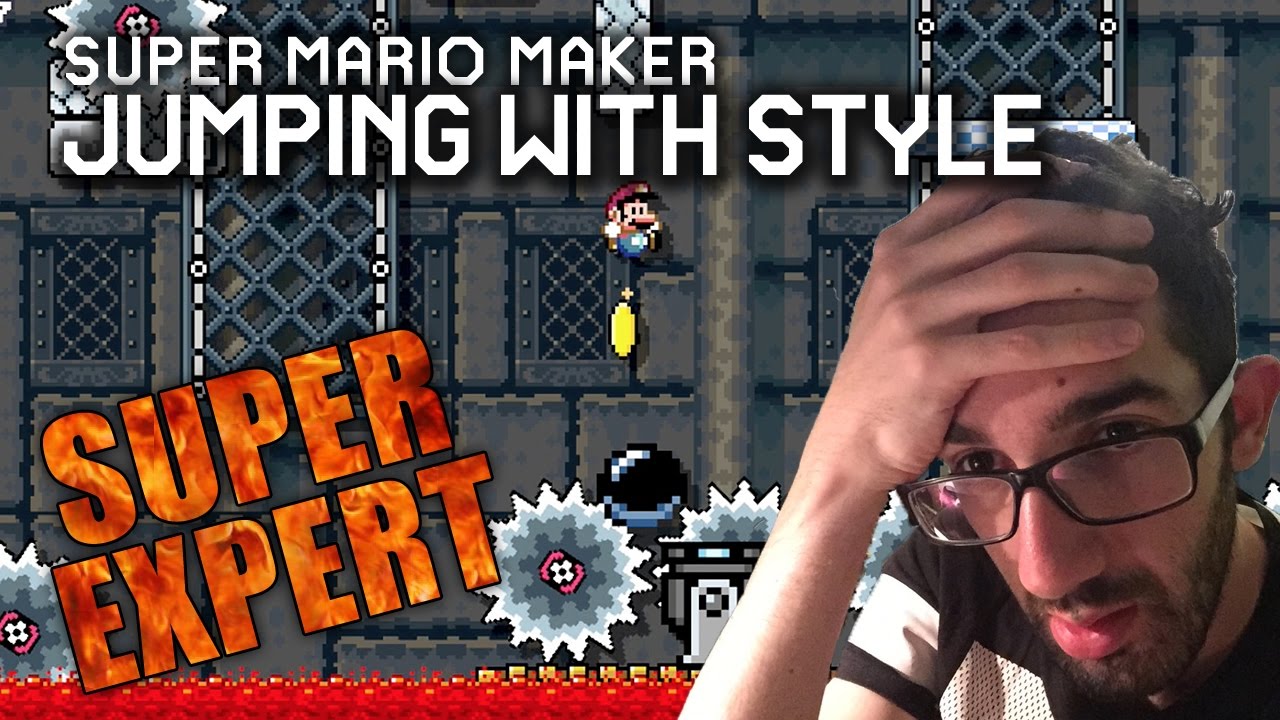JUMPING WITH STYLE - Super Mario Maker SUPER EXPERT #1