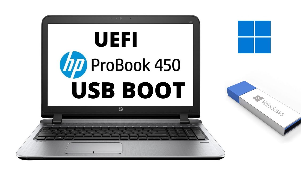 Как включить загрузку UEFI USB на HP Probook 450 G3