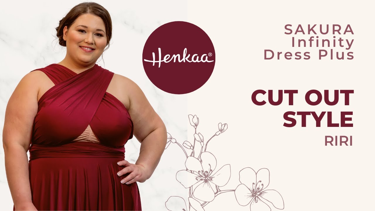 SAKURA RIRI Cut Out Convertible Reverse Infinity Dress Style Tutorial Plus Size HENKAA