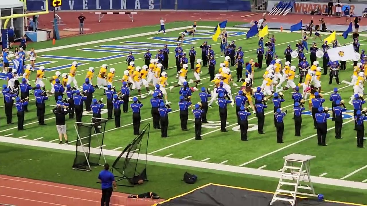 Texas A&M University (TAMUK) Javelina Marching band pre-game show