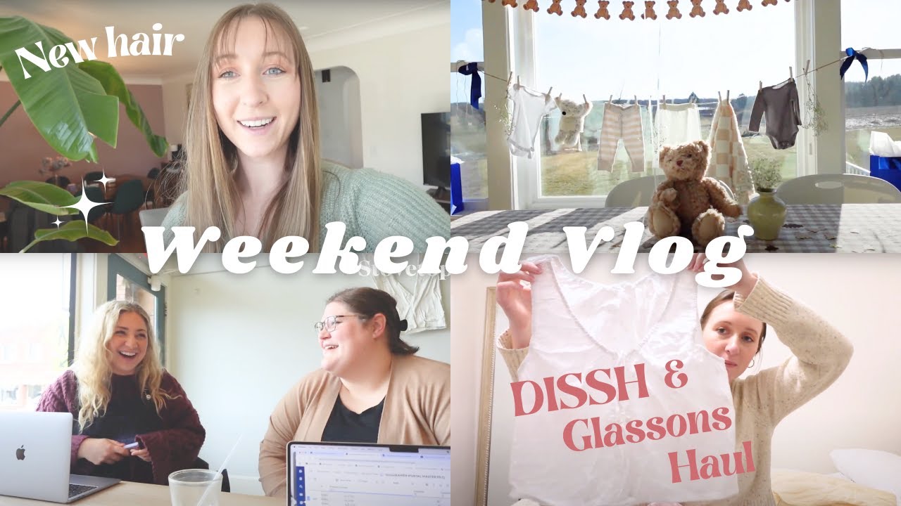 WEEKEND VLOG: Dissh & Glassons haul, celebrations, and getting my hair done!
