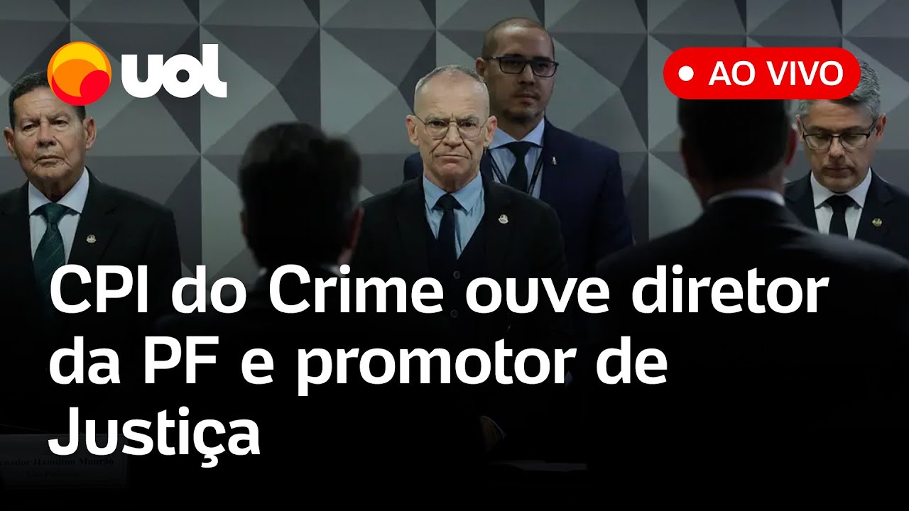 CPI do Crime ouve promotor jurado de morte pelo PCC e diretor de Inteligência da PF; assista ao vivo
