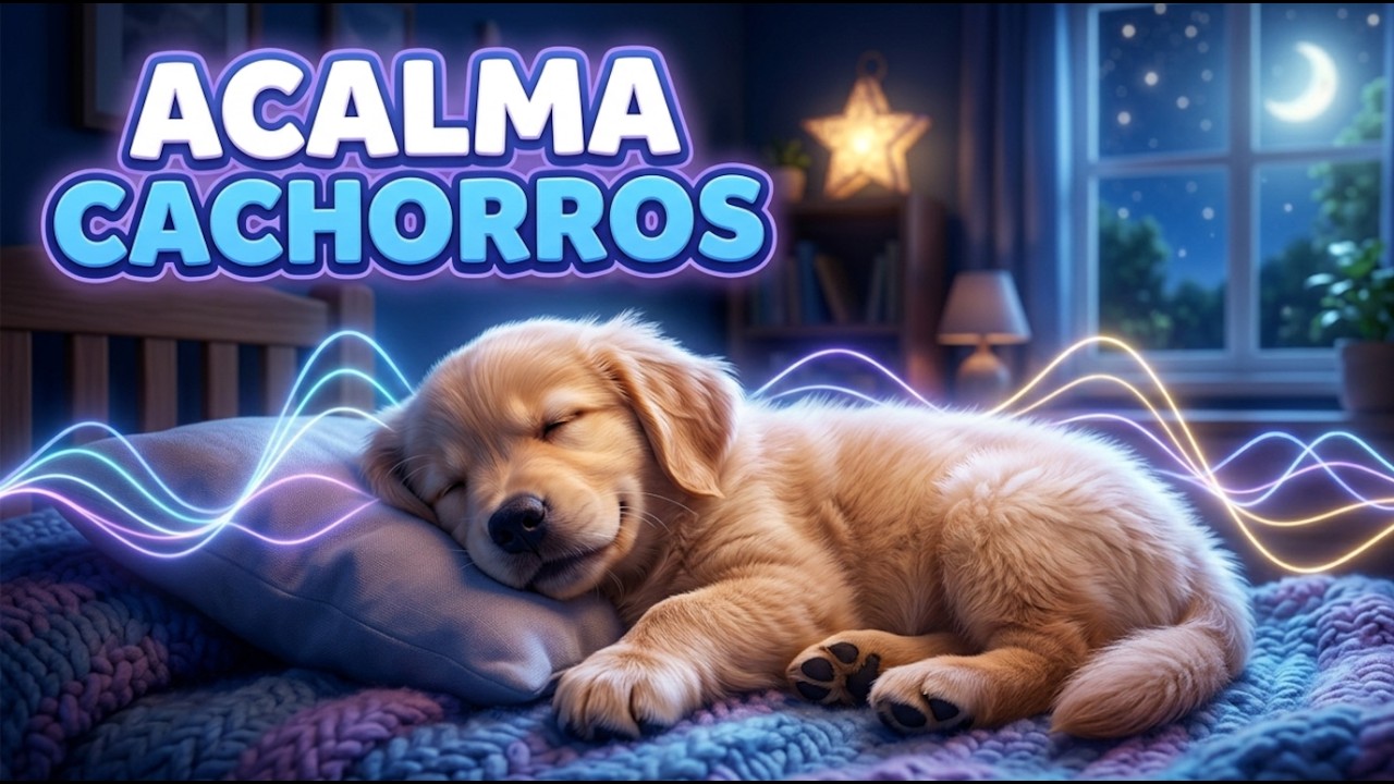 Música Relaxante para Acalmar Cachorros 🐶 | 10 Horas de Sons Tranquilos