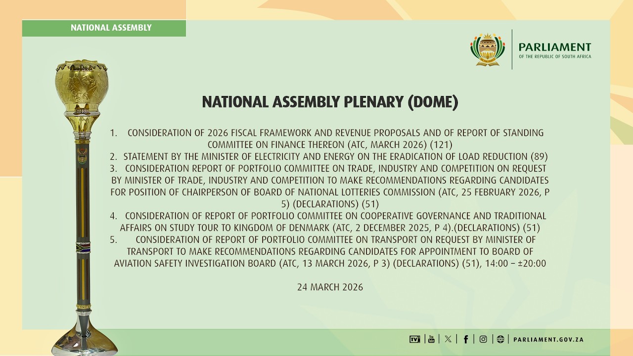 National Assembly Plenary, 24 March 2026