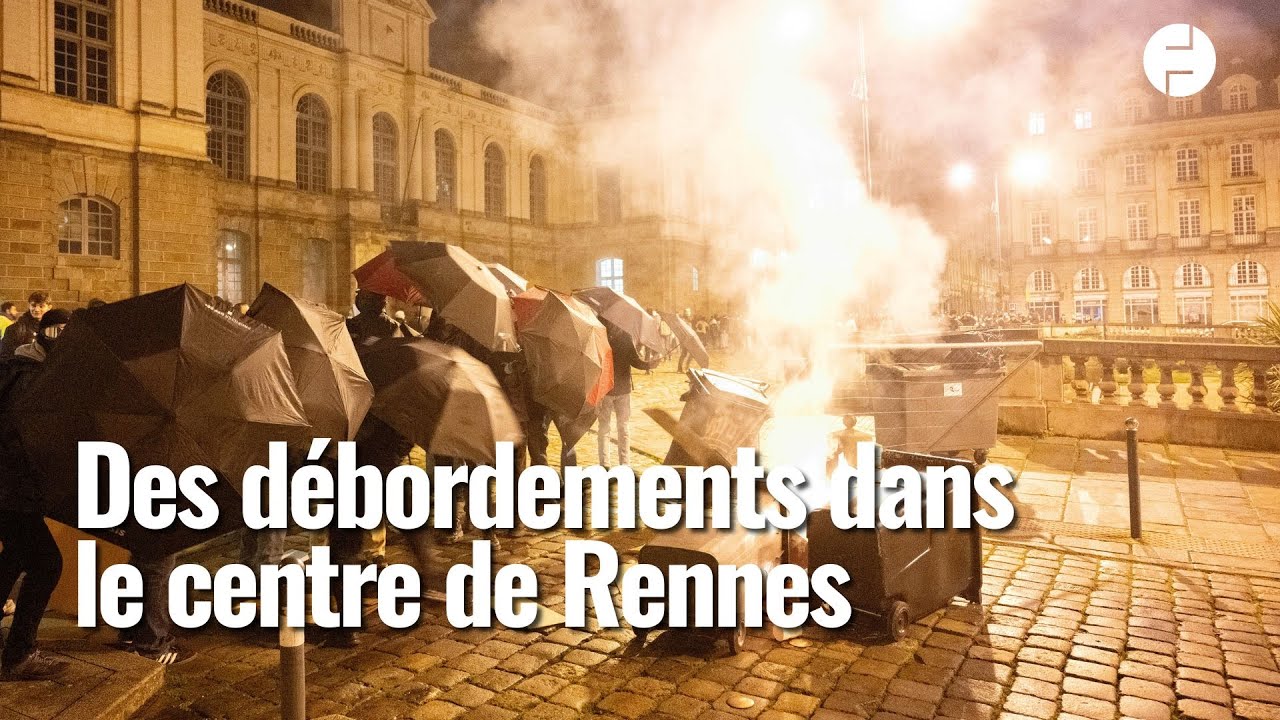 Une manifestation contre la loi immigration dégénère à Rennes
