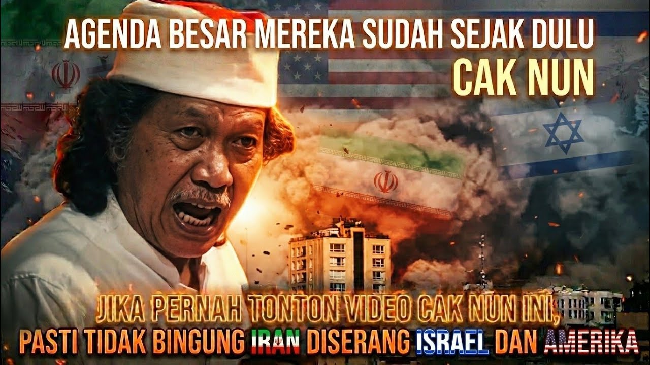 JIKA PERNAH TONTON VIDEO CAK NUN INI PASTI TIDAK AKAN HERAN LIHAT IRAN DISERANG ISRAEL DAN AMERIKA 