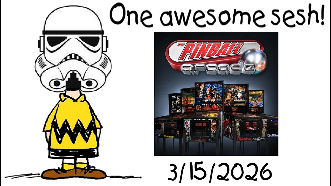 Joe's (Excellent) Pinball Stream, 3/15/2026