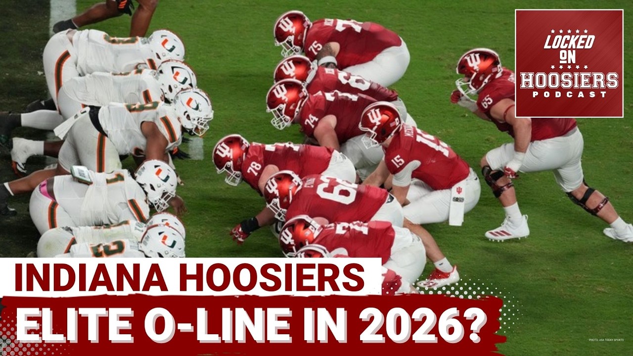 ELITE O-LINE: Indiana will DOMINATE the trenches with ELITE O-LINE again in 2026 under Curt Cignetti